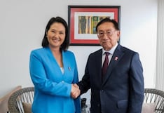 Presidente Balcázar recibe a Keiko Fujimori en Palacio de Gobierno