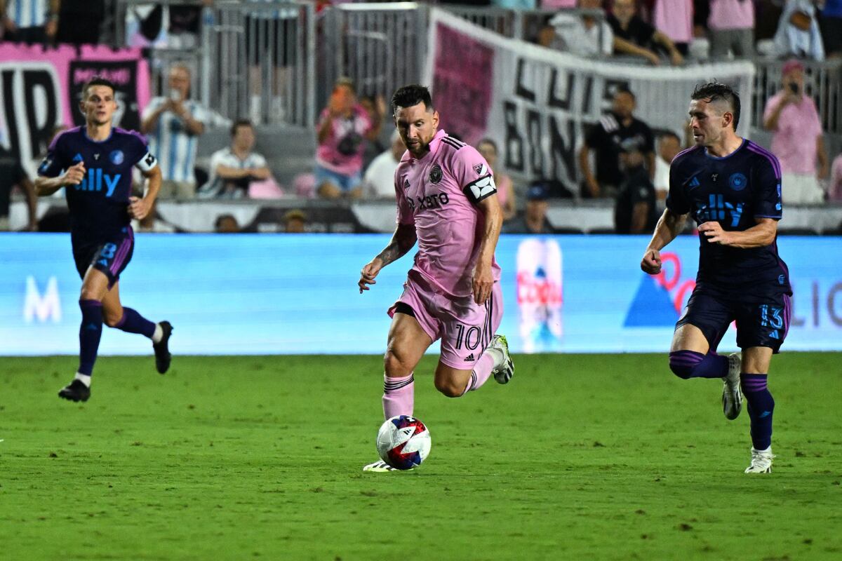 Inter Miami arrolló a Charlotte FC en la Leagues Cup (Foto: EFE)