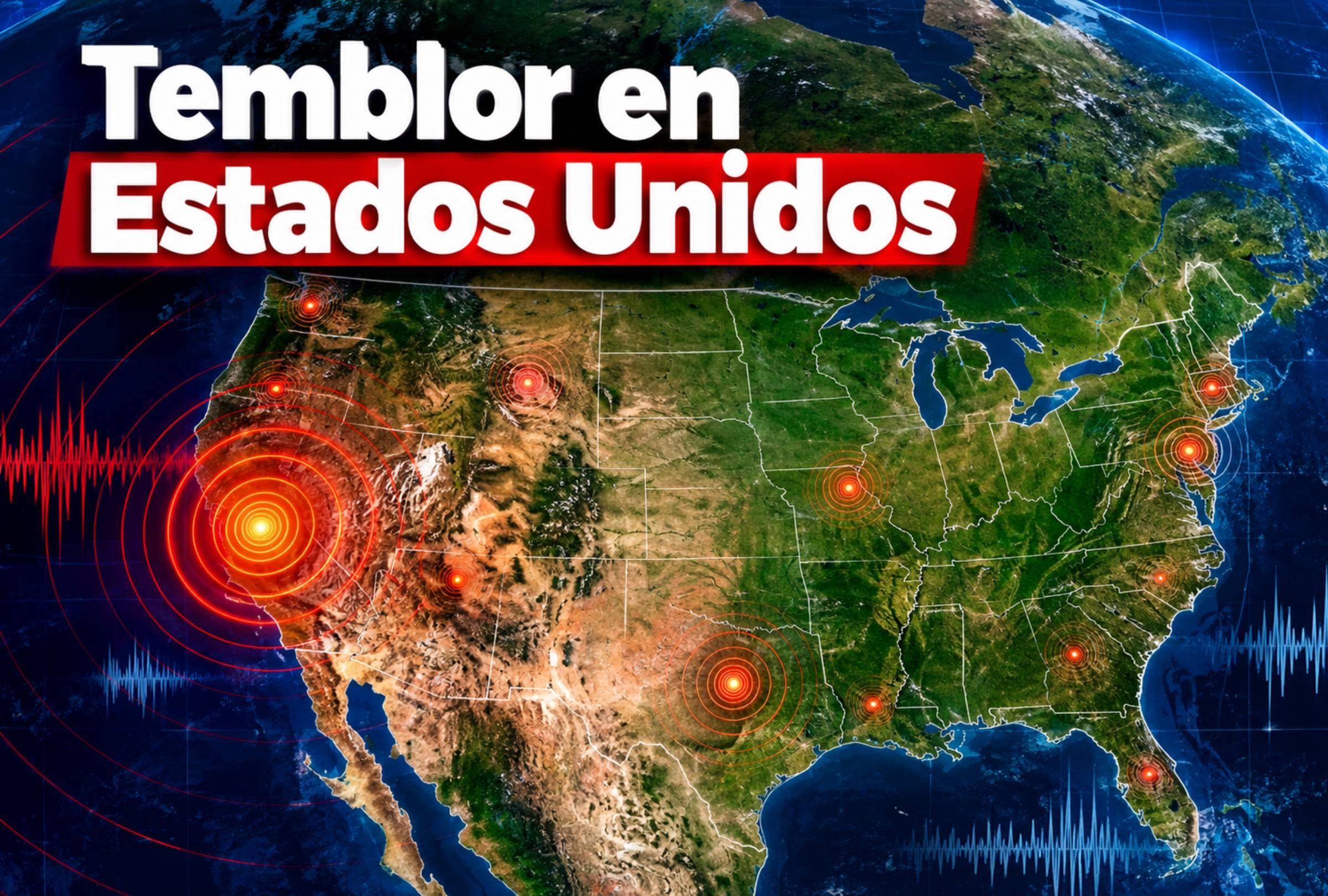 Sigue el reporte oficial del Servicio Geológico de Estados Unidos (USGS, por sus siglas en inglés) sobre los últimos temblores registrados en EE.UU. hoy. (Imagen creada por la IA de ChatGPT).