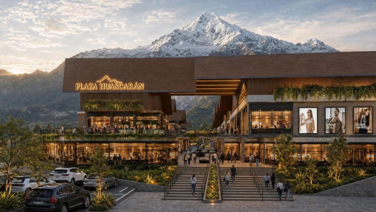 Mall en Huaraz ya cuenta con viabilidad comercial. (Imagen proyección: On Retail)
