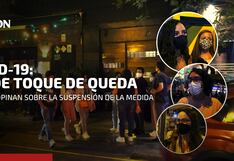 Fin del toque de queda: Esta es la opinión de los jóvenes tras la suspensión de la medida