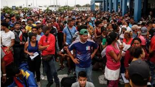 Exigencia de visa redujo ingreso de venezolanos en Perú, que ya suman 866,080