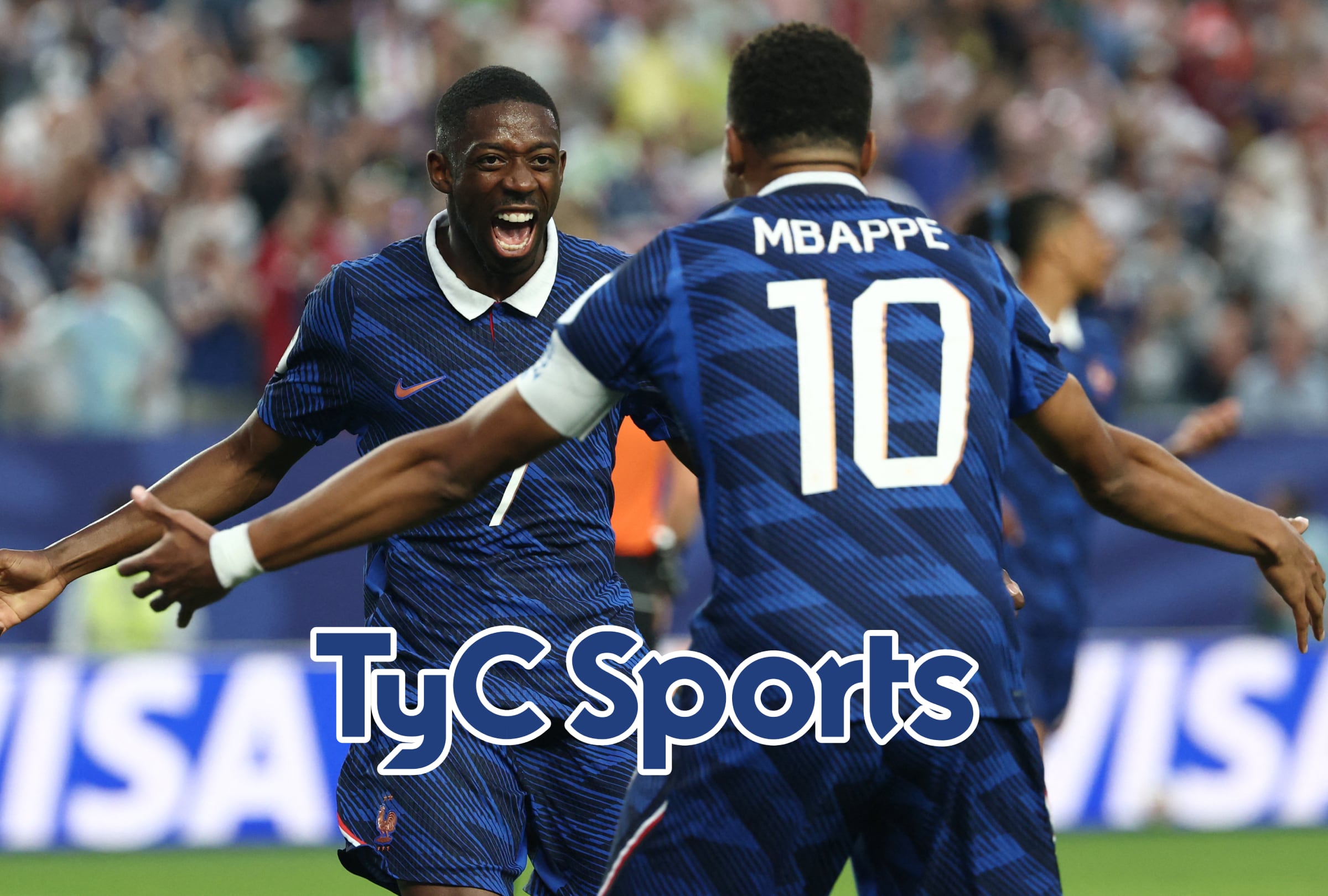 EAST RUTHERFORD, NUEVA JERSEY (ESTADOS UNIDOS), 30/06/2026.- Cobertura oficial de TyC Sports EN VIVO ONLINE para ver el partido Francia - Suecia hoy, con Kylian Mbappé, por los dieciseisavos de final del Mundial 2026 en el MetLife Stadium de East Rutherford, Nueva Jersey. FOTO DE FRANCK FIFE PARA AFP
