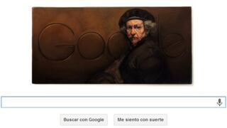 Google rinde homenaje a Rembrandt en su nuevo doodle