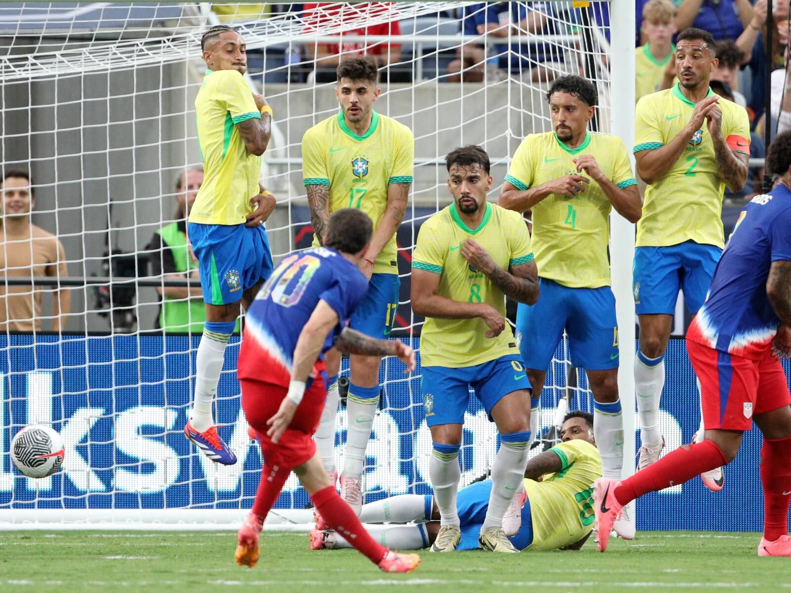 Estados Unidos y Brasil prometen ser protagonistas en sus respectivos grupos de la Copa América 2024. (Foto: AFP)