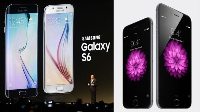 Galaxy S6 vs. iPhone 6: conoce sus nueve principales diferencias
