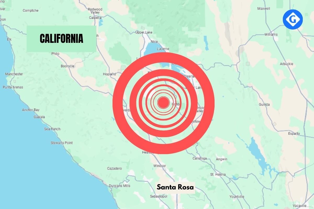 Sismo con epicentro en condado de Sonoma