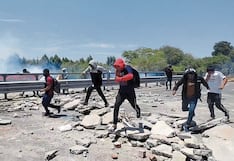 Paro agrario en Piura: PNP y manifestantes se enfrentaron tras bloqueo de carretera