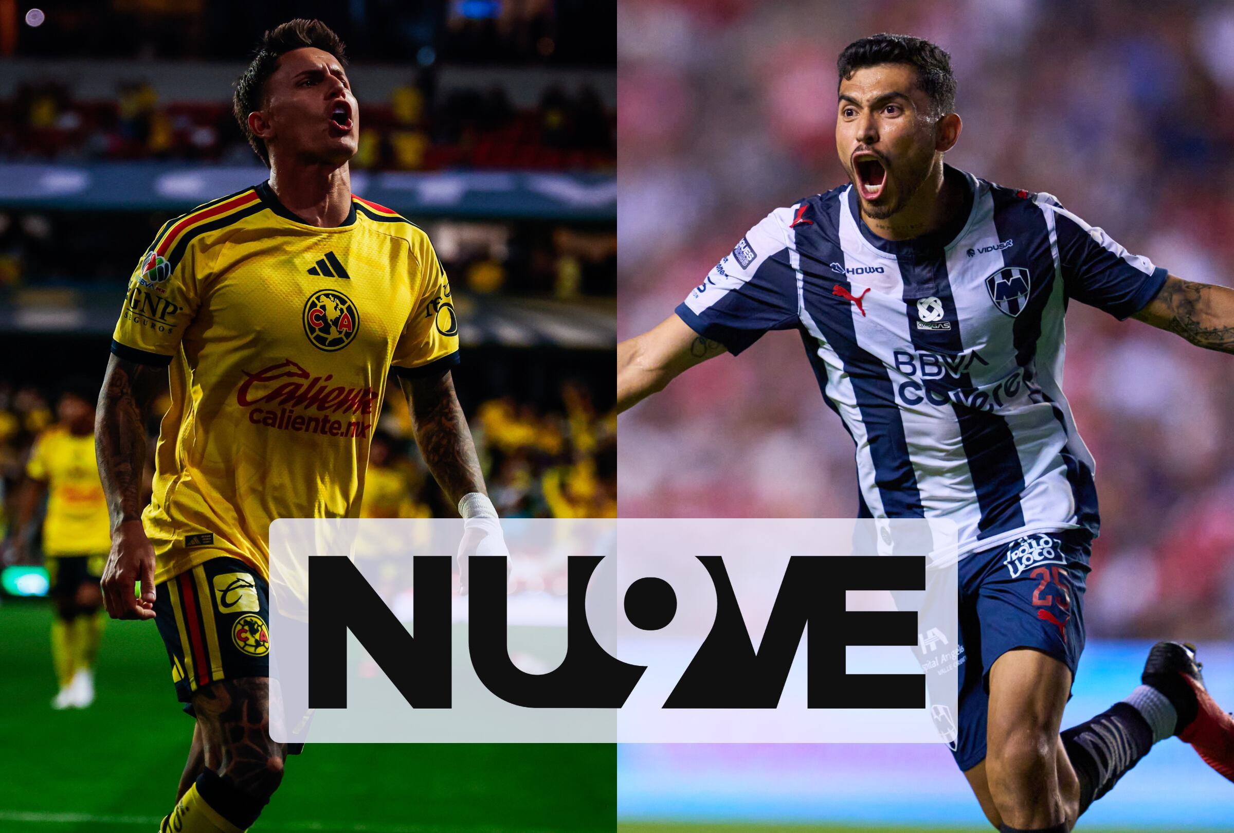 Señal del Canal 9 EN VIVO para ver la transmisión de América vs. Monterrey en directo, en TV abierta, este miércoles 2 de septiembre, por semifinal de Leagues Cup 2026. (Fotos: @clubamerica / @rayados / Composición El Comercio MAG)
