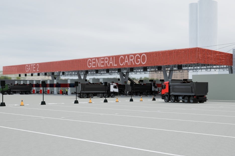 La obra en el Muelle Norte contempla duplicar de ocho a 16 los carriles de atención para camiones de carga general, con el fin de agilizar el ingreso y salida de vehículos en el puerto del Callao. (Foto: difusión).