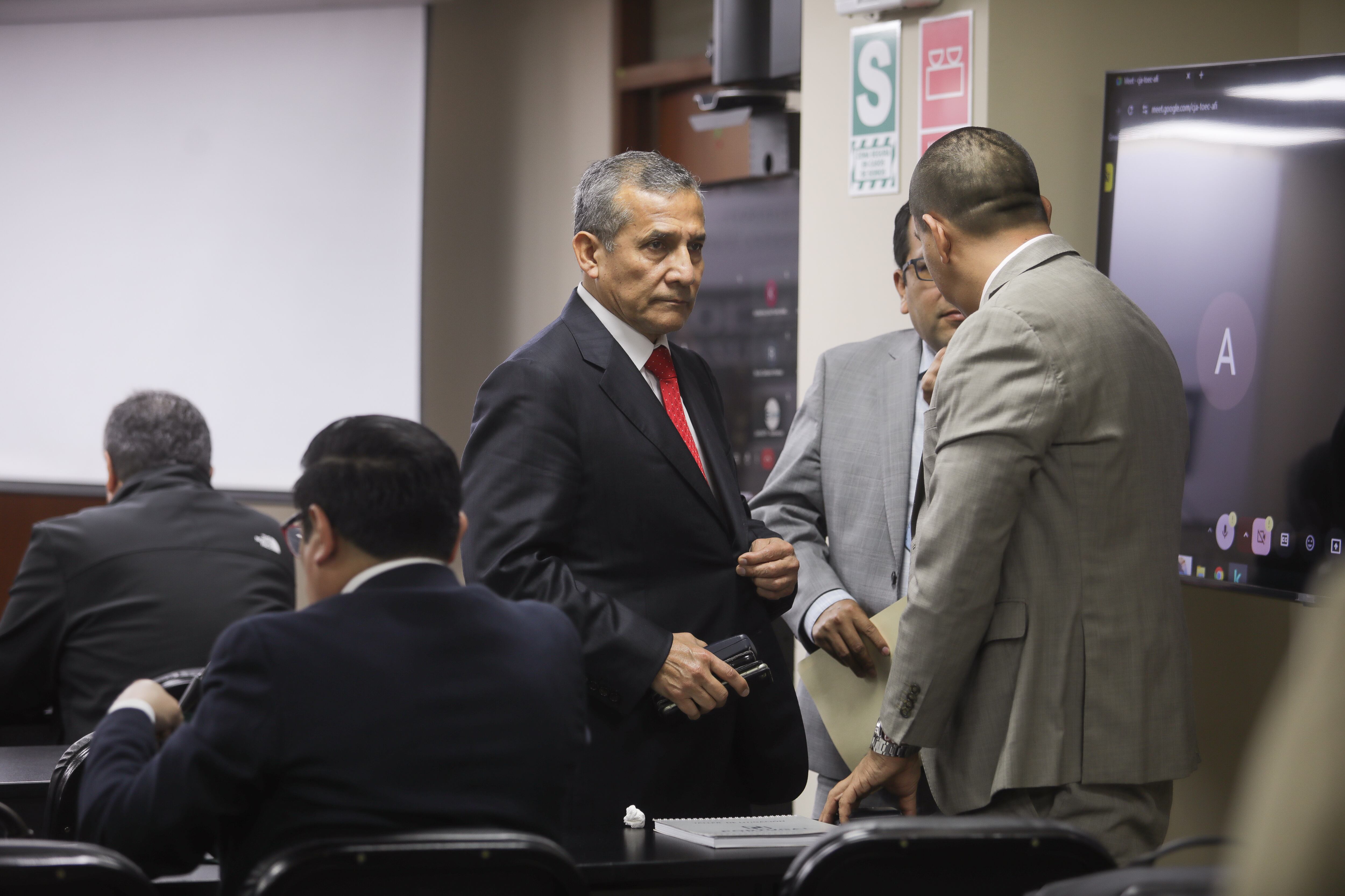 Ollanta Humala durante una de las últimas audiencia de su juicio por el caso de los aportes al Partido Nacionalista. Foto: GEC / Britanie Arroyo
