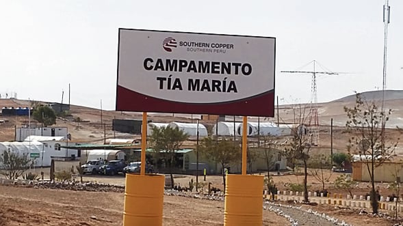 Campamento Tía María. Foto: TM.