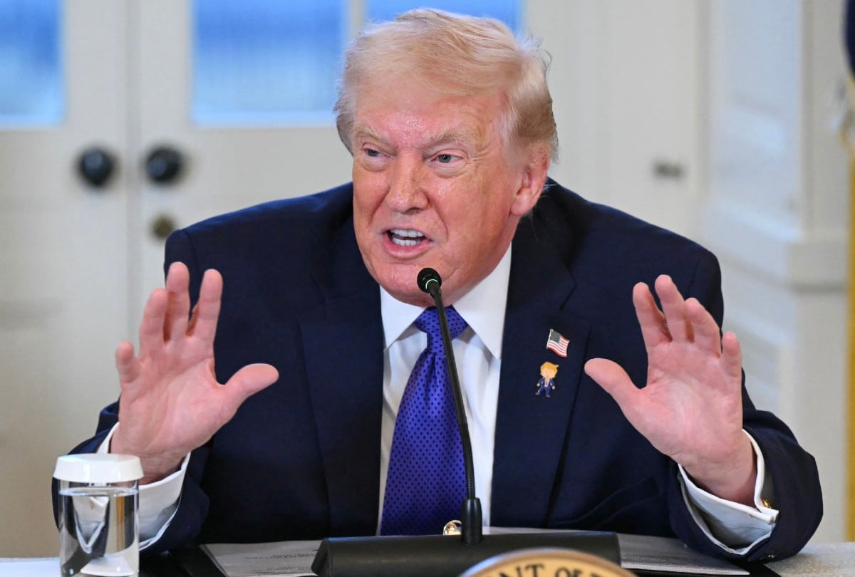 Donald Trump aseguró que EE.UU. decidirá qué petroleras pueden operar en Venezuela. | Crédito: SAUL LOEB / AFP