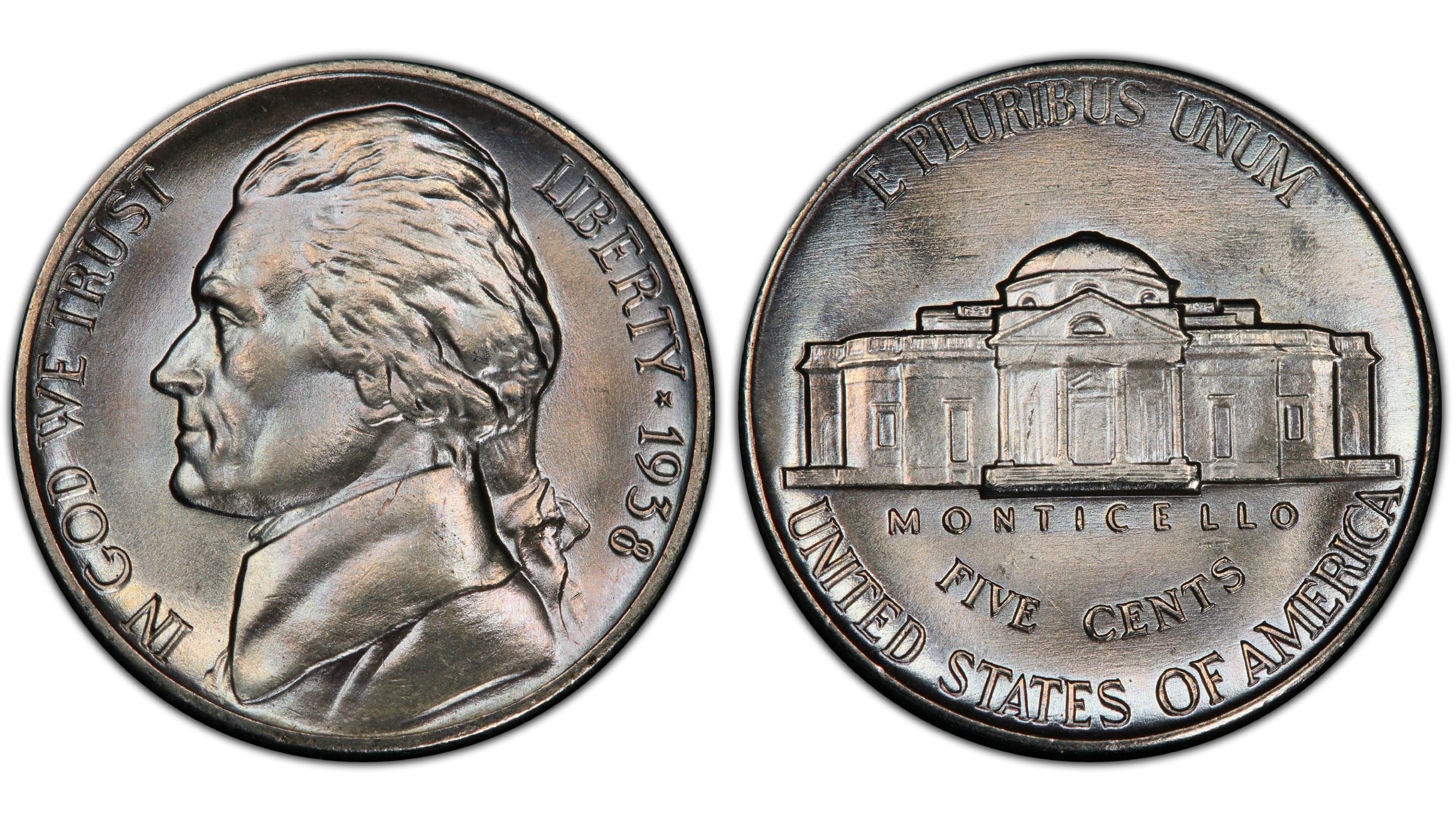 La moneda de 5 centavos de 1938 puede valer mucho dinero si tiene los escalones del reverso bien marcados debido a algunos errores en el proceso de acuñación (Foto: PCGS)