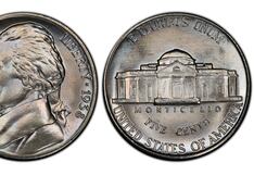 ¿Cuánto vale la moneda de 5 centavos de 1938 si tiene nítidos los escalones del reverso?