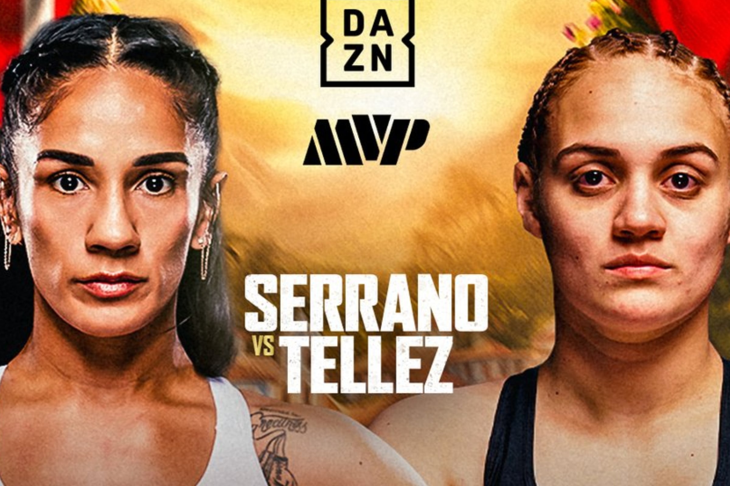Sigue la transmisión de la pelea de Amanda Serrano vs. Reina Téllez, este sábado 3 de enero de 2026 desde San Juan, Puerto Rico. (Foto: DAZN)