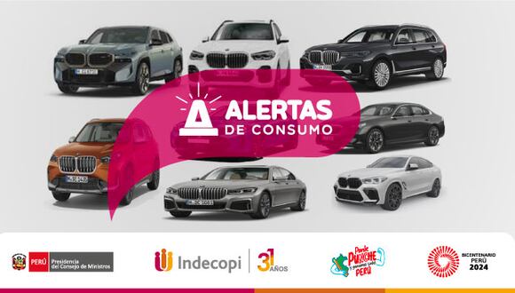 Indecopi señaló que se trata de dos modelos de vehículos fabricados en México el 2020, 2021, 2022, 2024.
