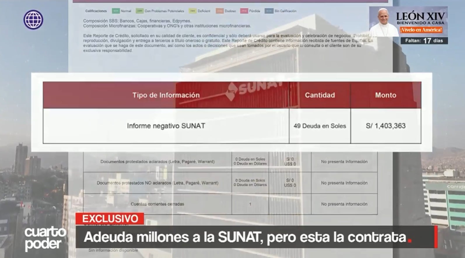 La entidad recaudadora sostuvo que las normas permiten contratar a las empresas con obligaciones tributarias pendientes. Foto: Cuarto Poder
