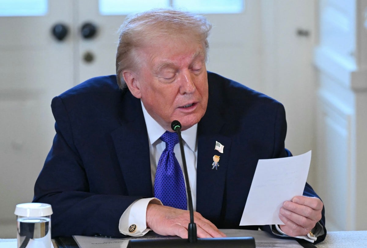 Donald Trump garantizó a los ejecutivos estadounidenses total seguridad antes de invertir en el país sudamericano. | Crédito: SAUL LOEB / AFP