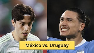 ¿A qué hora jugaron México 0 - 4 Uruguay y qué canal transmitió ?