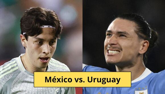 Sigue la cobertura oficial de los distintos canales que transmitirán el amistoso internacional México vs. Uruguay. Además, conoce los horarios para que no te pierdas ningún detalle. (Foto: AFP / Composición Mix)