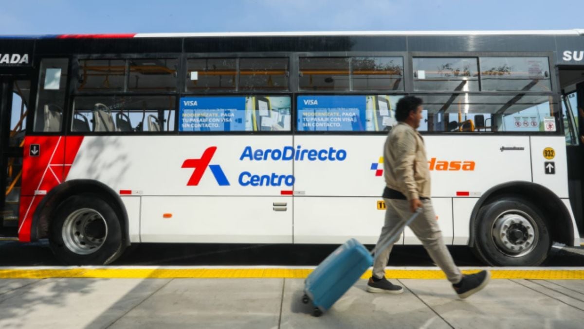 Servicio AeroDirecto operará las 24 horas del día y recorrerá cinco rutas clave. Foto: MTC.