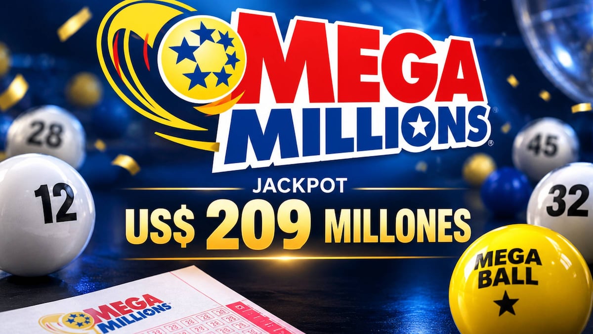 Números ganadores del Mega Millions: mira los resultados del sorteo jackpot del viernes 11 de septiembre 2026 con premio mayor de 209 millones de dólares