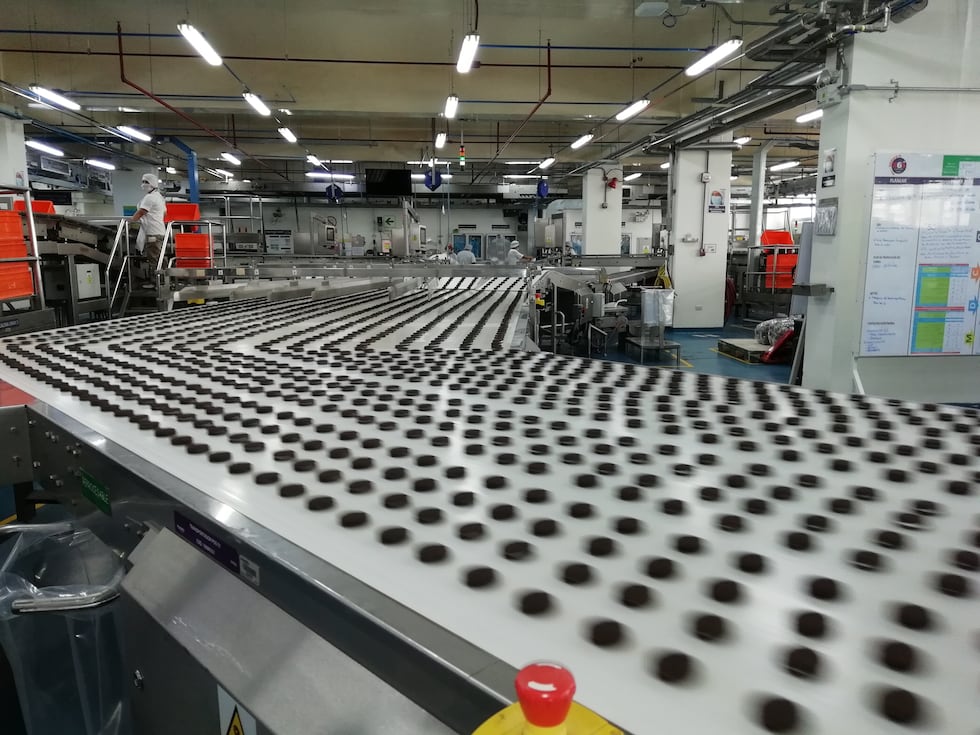 Operaciones en planta de galletas de Mondelez en el Cercado de Lima.