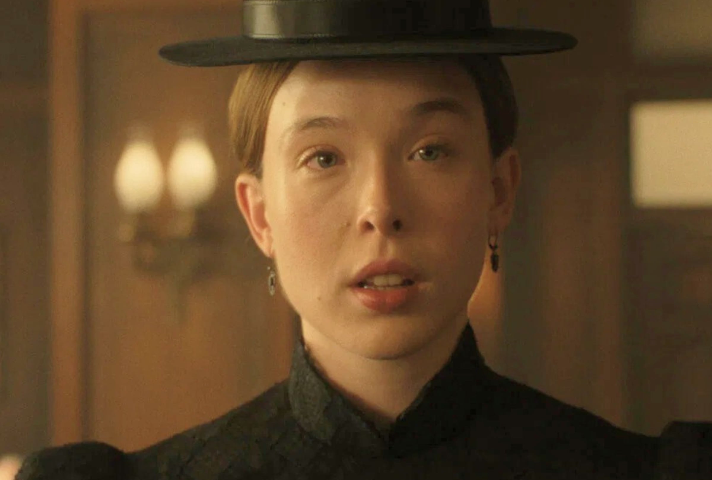 La actriz estadounidense Ella Beatty interpretando a Lizzie Borden en una escena de "Monster: The Lizzie Borden Story" (Foto: Ryan Murphy Productions / Prospect Films / Netflix)