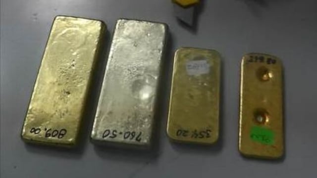 Sunat interviene a pasajeros que transportaban barras de oro por más de US$ 2.7 millones