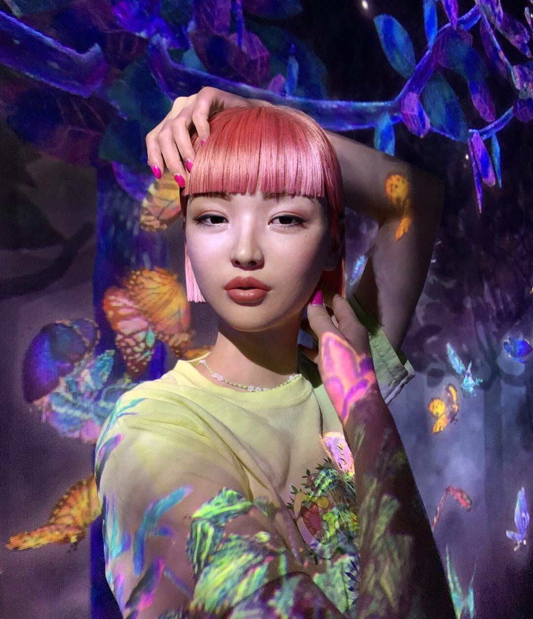 Imma Gram es una creación de la inteligencia artificial. Es japonesa y tiene miles de fans (Foto: Imma Gram / Instagram)