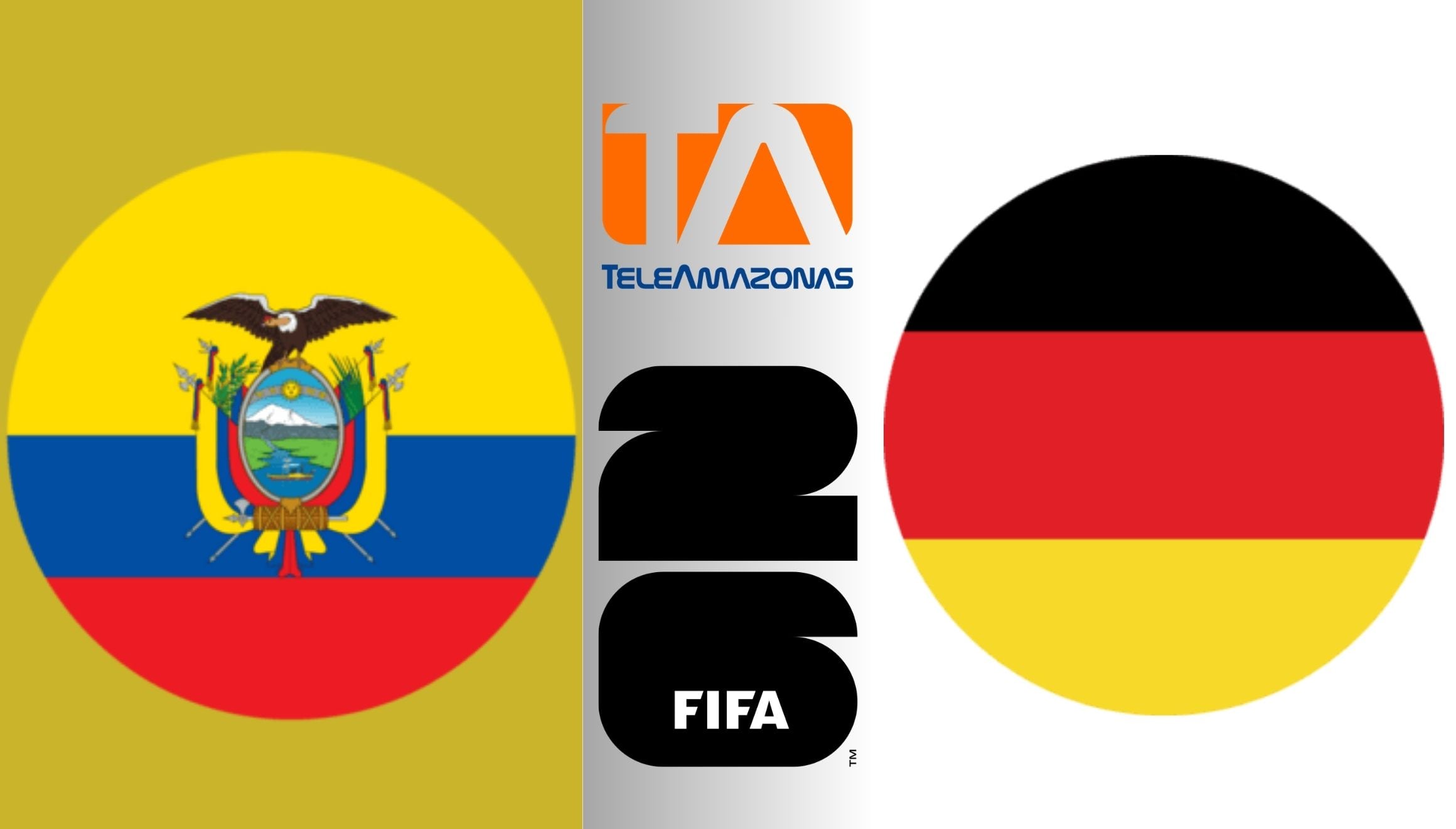 Canal 5 Teleamazonas transmite el partido entre Ecuador vs. Alemania EN VIVO y EN DIRECTO ONLINE hoy, jueves 25 de junio por el grupo E de la Copa Mundial 2026. (Foto: Composición Gestión Mix)