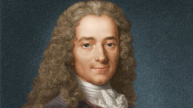 Retrato de Voltaire. | Crédito: Getty Images