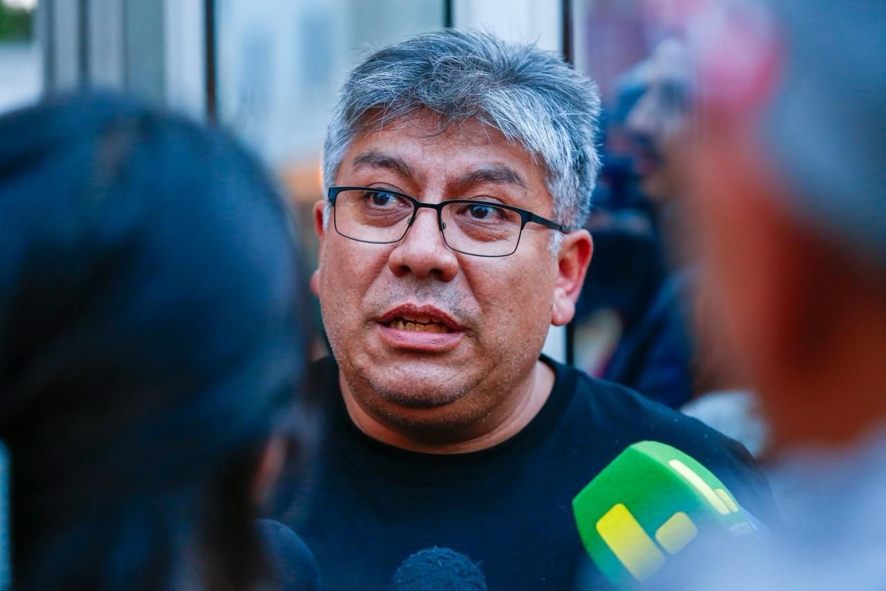 Werner Salcedo a su salida de su reunión con José Jerí, en Palacio de Gobierno. Foto: GEC/Fernando Sangama