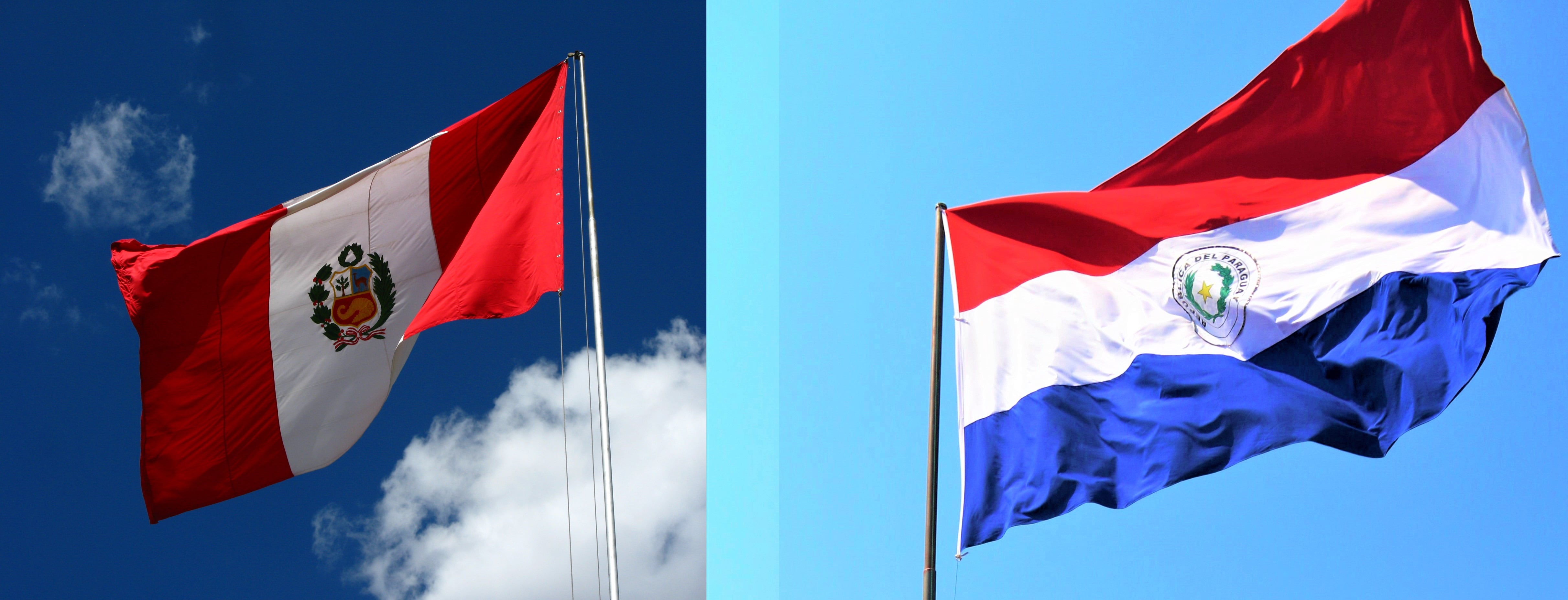 Perú y Paraguay lideran en la región en indicadores macroeconómicos. Composición propia/ Fuente: Wikimedia commons/ Fotos de John Serrao y Mistertembó123