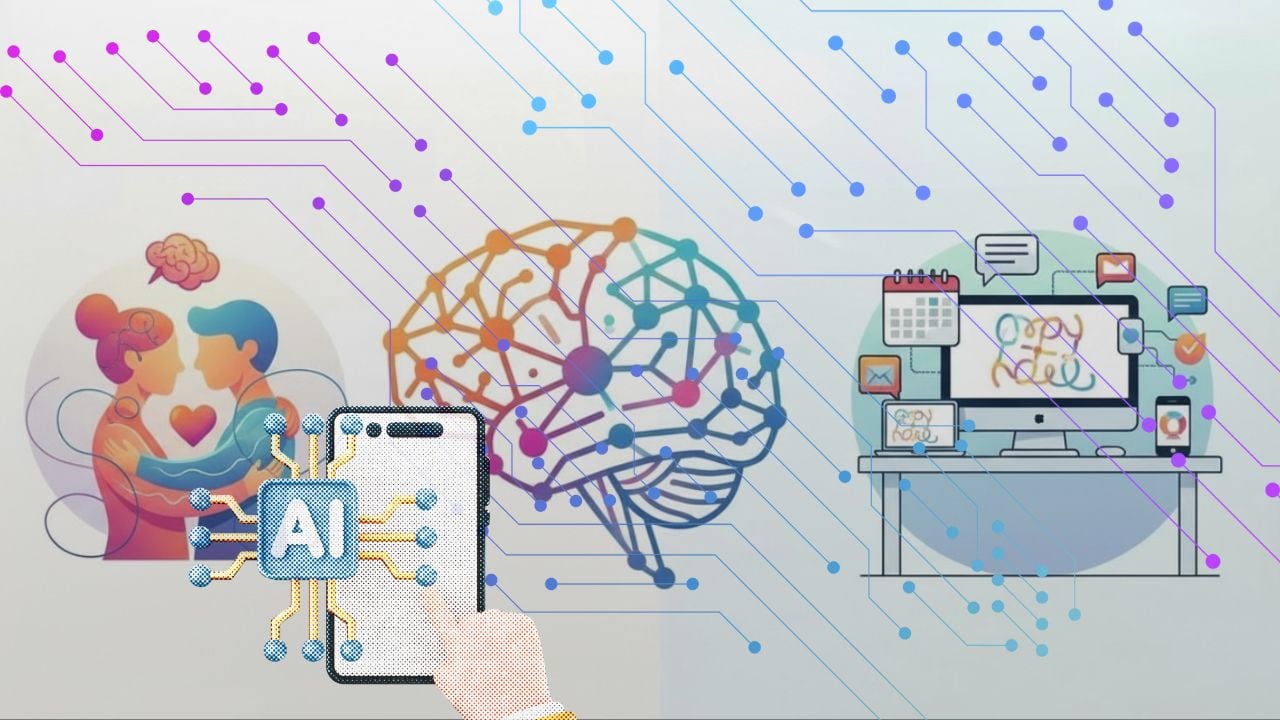 Uso de la IA pasó de ser de entretenimiento a una herramienta práctica. - Foto composición Mía Ríos - Gestión