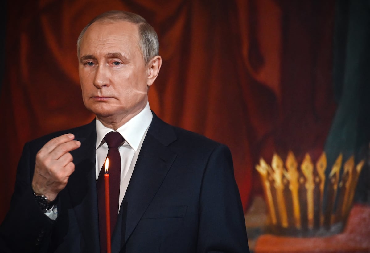 Putin acusa abiertamente al fundador de la URSS de arrancar a Rusia sus territorios históricos para “regalárselos” a las nuevas repúblicas. (Foto: Alexander Nemenov | AFP)