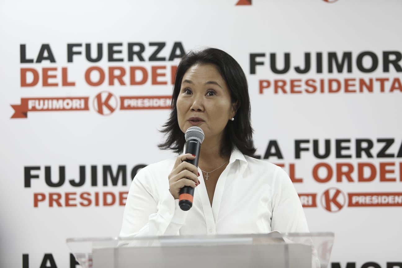 Keiko Fujimori dice que gobierno no debió postergar compra de aviones F-16 a Estados Unidos. Foto: GEC