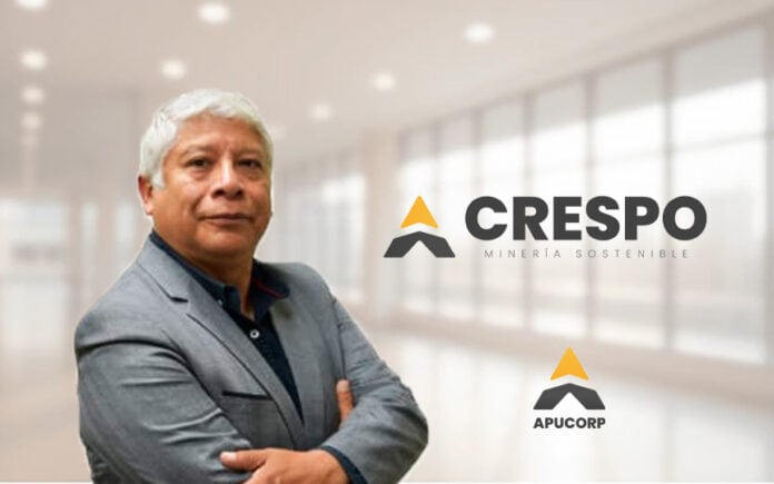 Fernando Valdez, gerente general de Compañía Minera Crespo, señaló que la prioridad este año es estabilizar la operación antes de acelerar el crecimiento productivo de la mina. Foto: Minera Crespo
