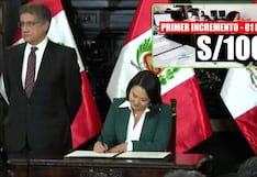 Sueldo mínimo sube a S/1,230 desde octubre