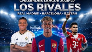 Así quedó el sorteo de la Champions League 2026-27 EN VIVO: los rivales del Real Madrid, Barça y Bayern