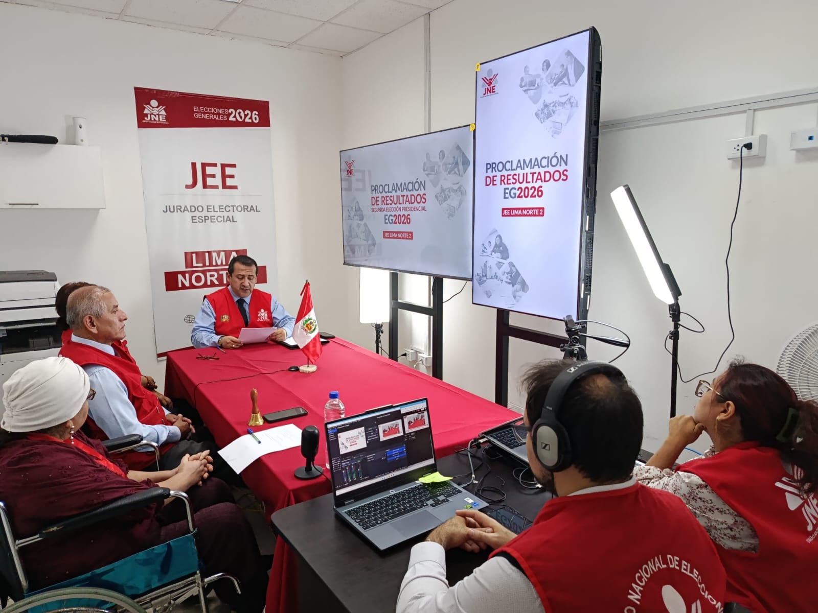 El Jurado Electoral Especial Lima Norte 2 realizó la proclamación de resultados. Foto: JNE