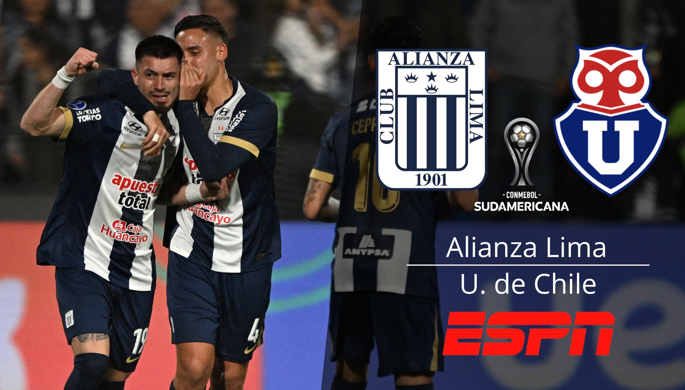 ESPN y Disney Plus transmiten el partido entre Alianza Lima vs. U Chile en vivo por la Copa Sudamericana 2025. (Foto: Composición Mix)