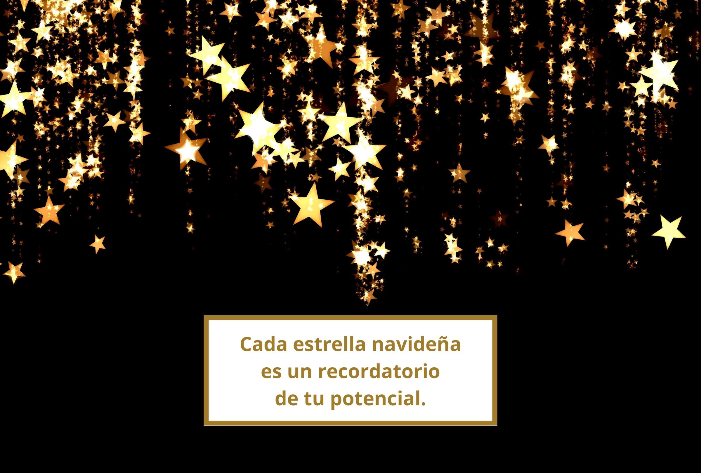 Cada estrella navideña es un recordatorio de tu potencial. (Foto: Composición Gestión Mix)