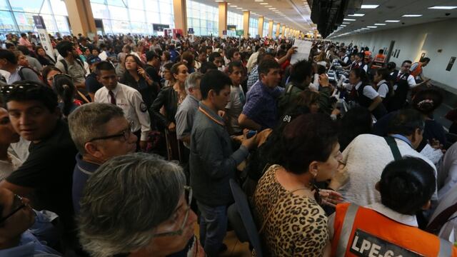 MTC: “Antes del mediodía” estarían resueltas las demoras y cancelaciones de vuelos en el Jorge Chávez
