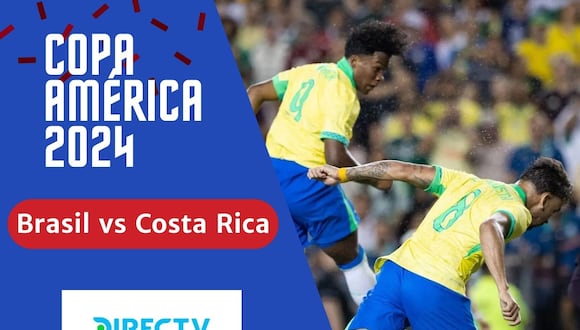Señal de DirecTV Sports para mirar el partido Brasil vs. Costa Rica por la Copa América 2024 | Foto: Conmebol/ Composición Mix