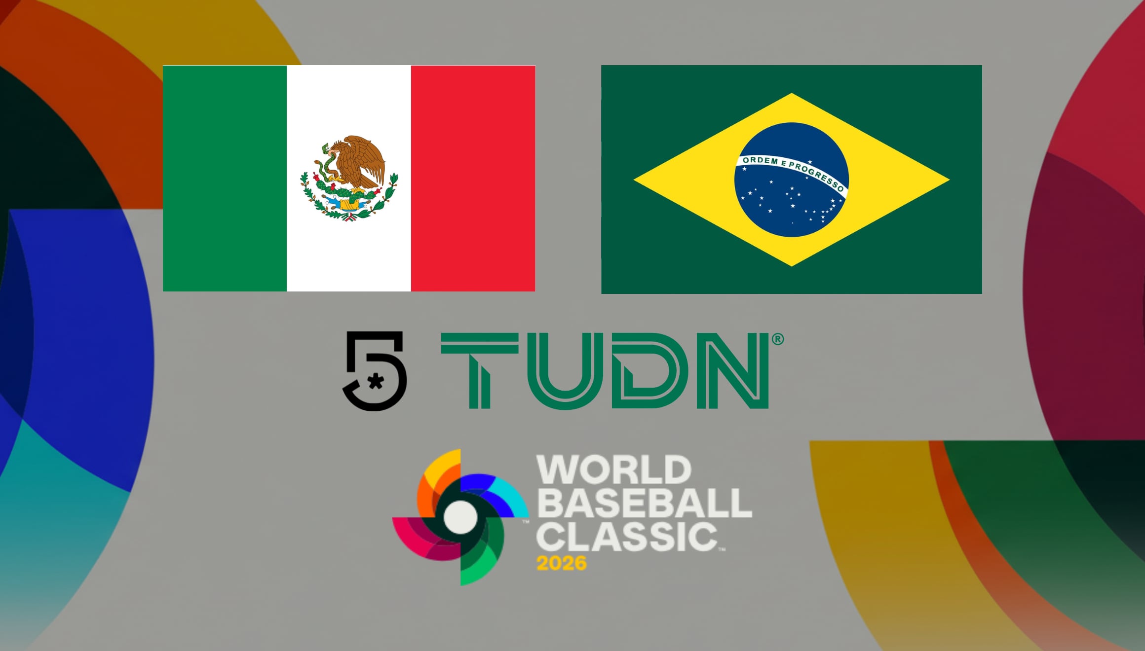 ¡Vamos México! Entérate cómo ver México vs. Brasil EN VIVO por Canal 5 y TUDN. Apoya al "Tri" en el Clásico Mundial de Béisbol 2026 por TV abierta y online desde EE. UU. y México. | Crédito: mlb.com / Composición El Comercio Gestión Mix