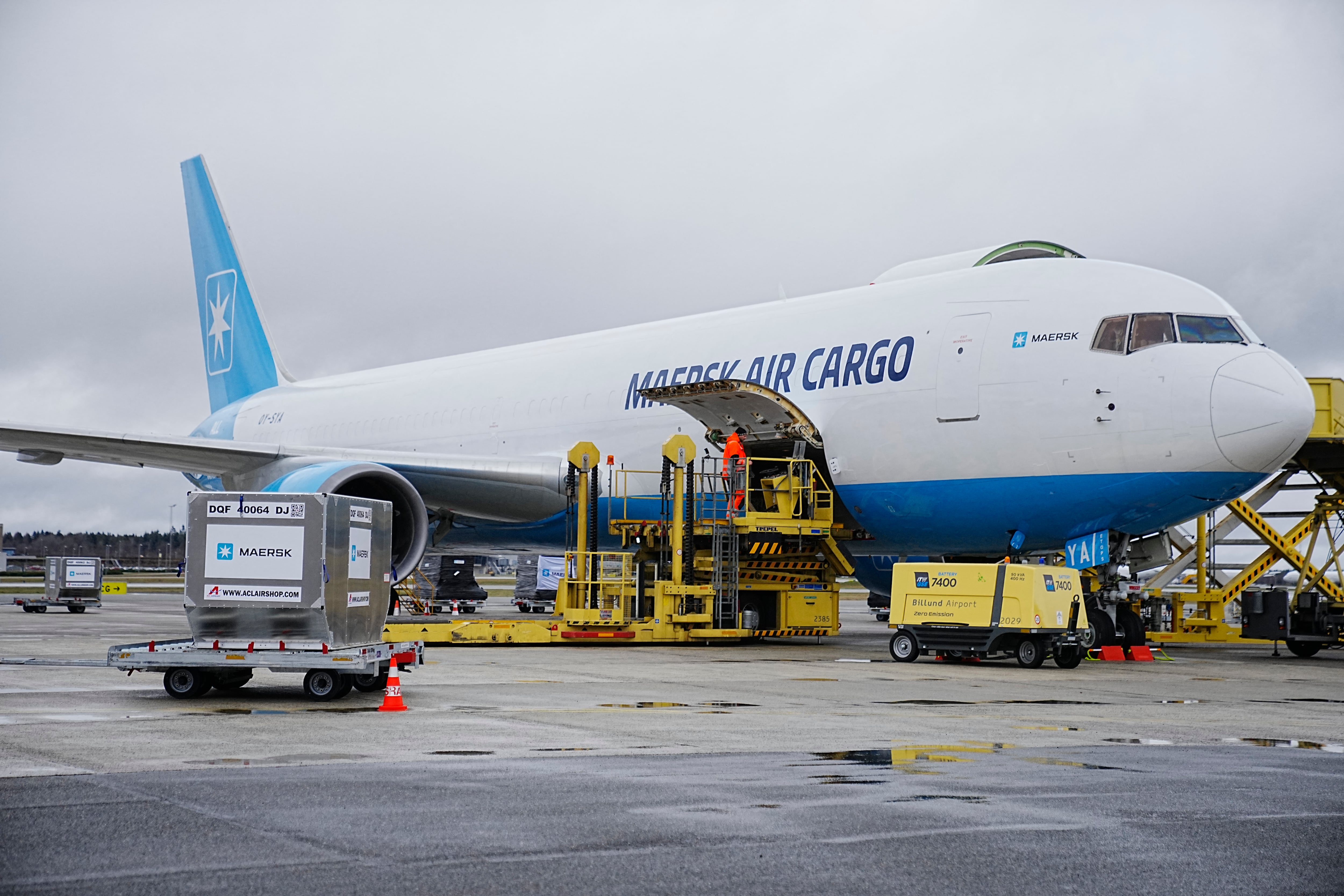 La incertidumbre generada por los aranceles de Estados Unidos impulsó la industria de carga aérea. (Foto de Bo Amstrup / Ritzau Scanpix / AFP / ARCHIVO)