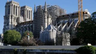 Imágenes en directo de Notre Dame muestran la enorme complejidad del trabajo   