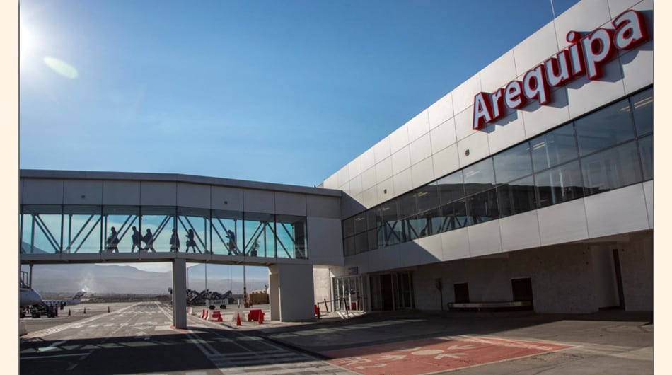 El aeropuerto de Arequipa lideró el tráfico aéreo del sur del Perú dentro de la red de AAP con 2.4 millones de pasajeros en 2025.